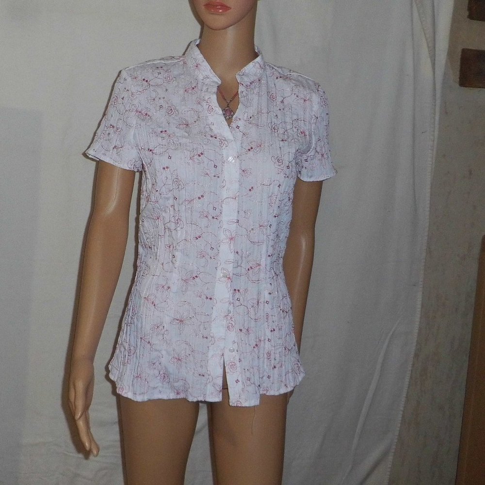 Fred David Short Sleeve Blouse